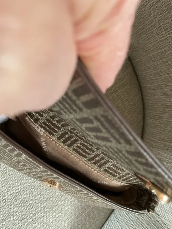 Anne Klein small purse with long chain - Picture 3 of 5